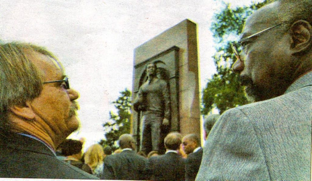 Unveiling of Timothy Cole Statue